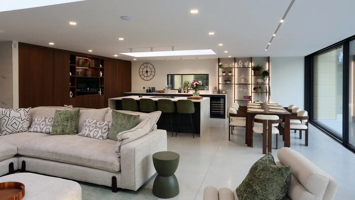 Down house extension exterior hd