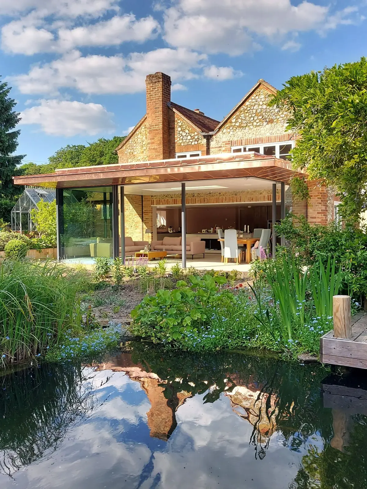 Oxfordshire country home extension garden priors grove