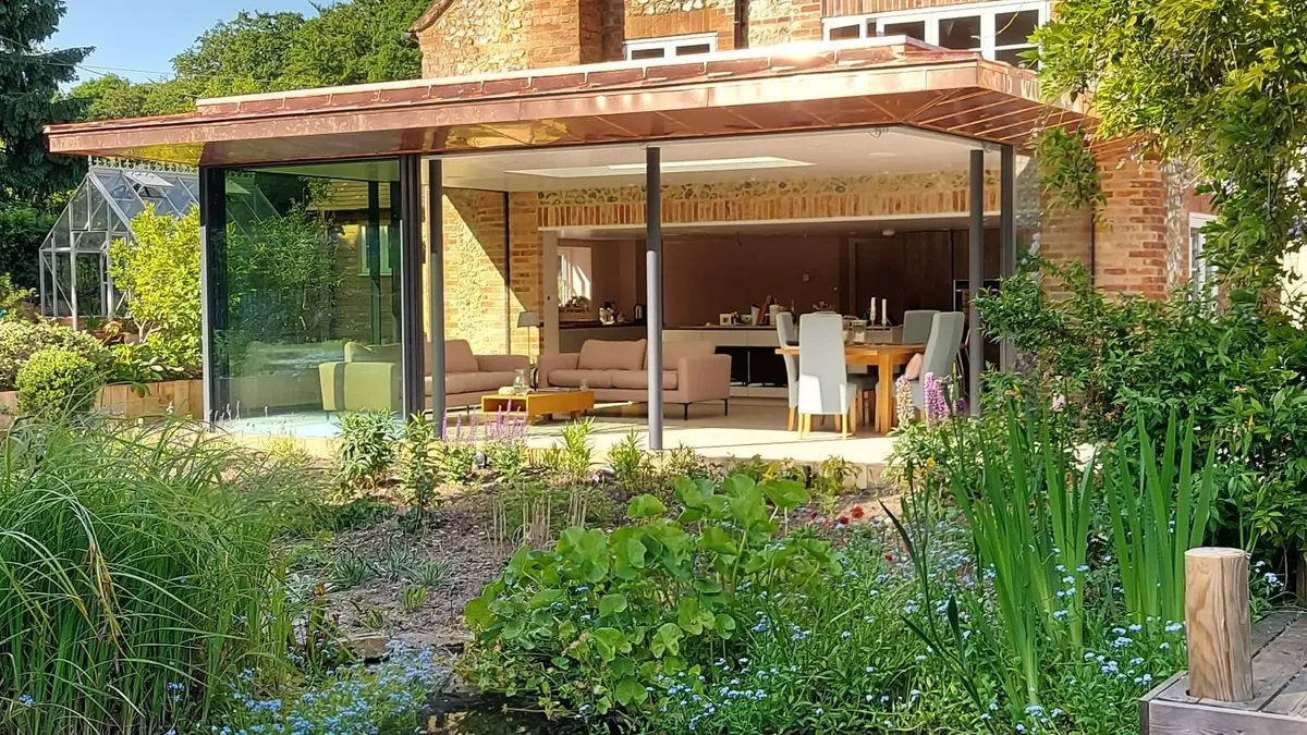 Oxfordshire country home extension garden priors grove