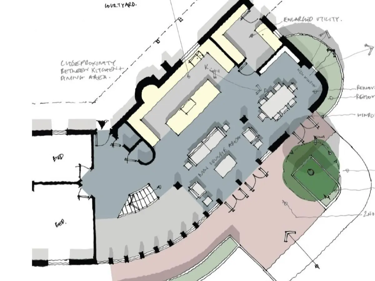 Oxfordshire solar floorplan drawing 2 4 3