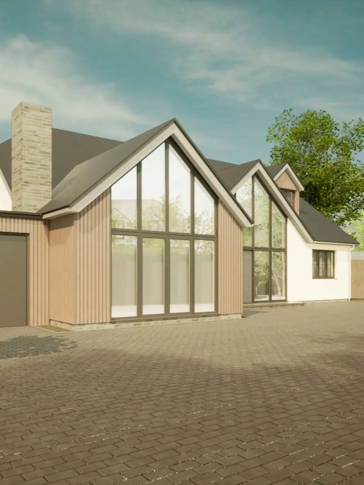 Oxfordshire new build project gap way 3 D 2 4 3