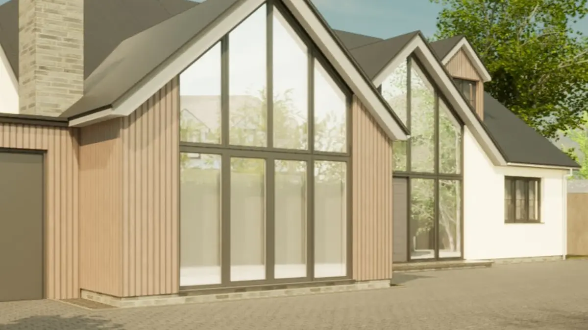 Oxfordshire new build project gap way 3 D 2 4 3