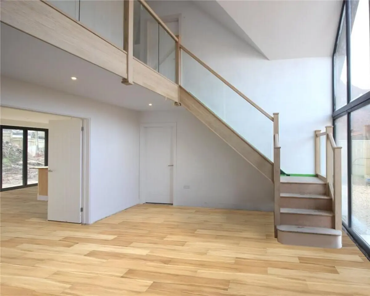 Oxfordshire new build interior gap way stairs