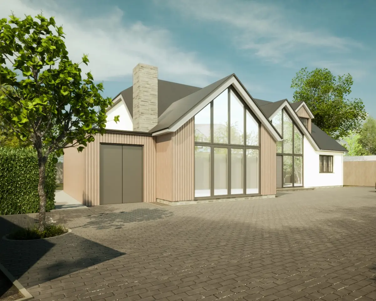 Oxfordshire new build project gap way 3 D 3