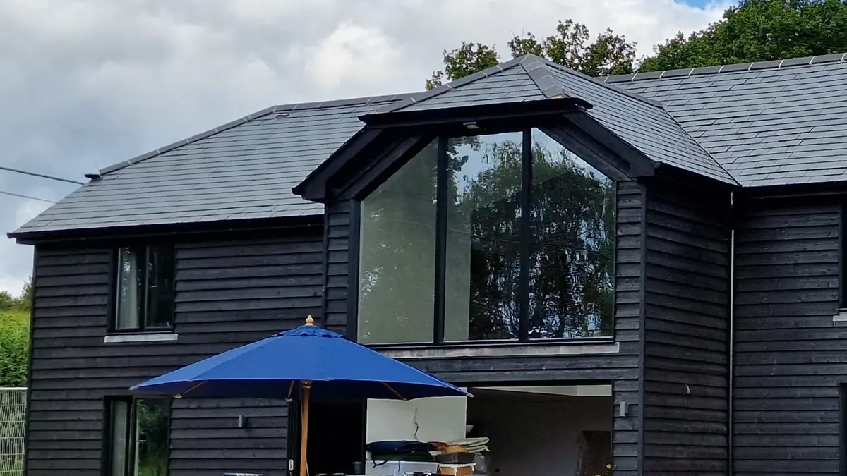 Hampshire barn conversion rear view ridgeway