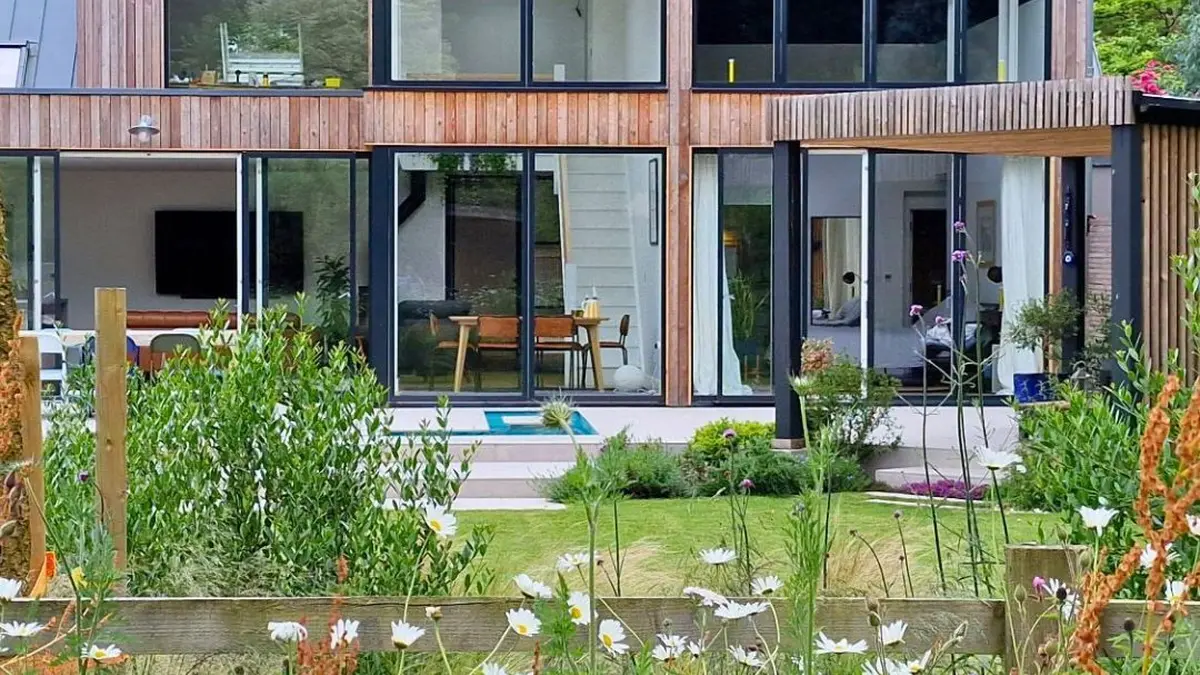 Berkshire anders extension renovation garden connection