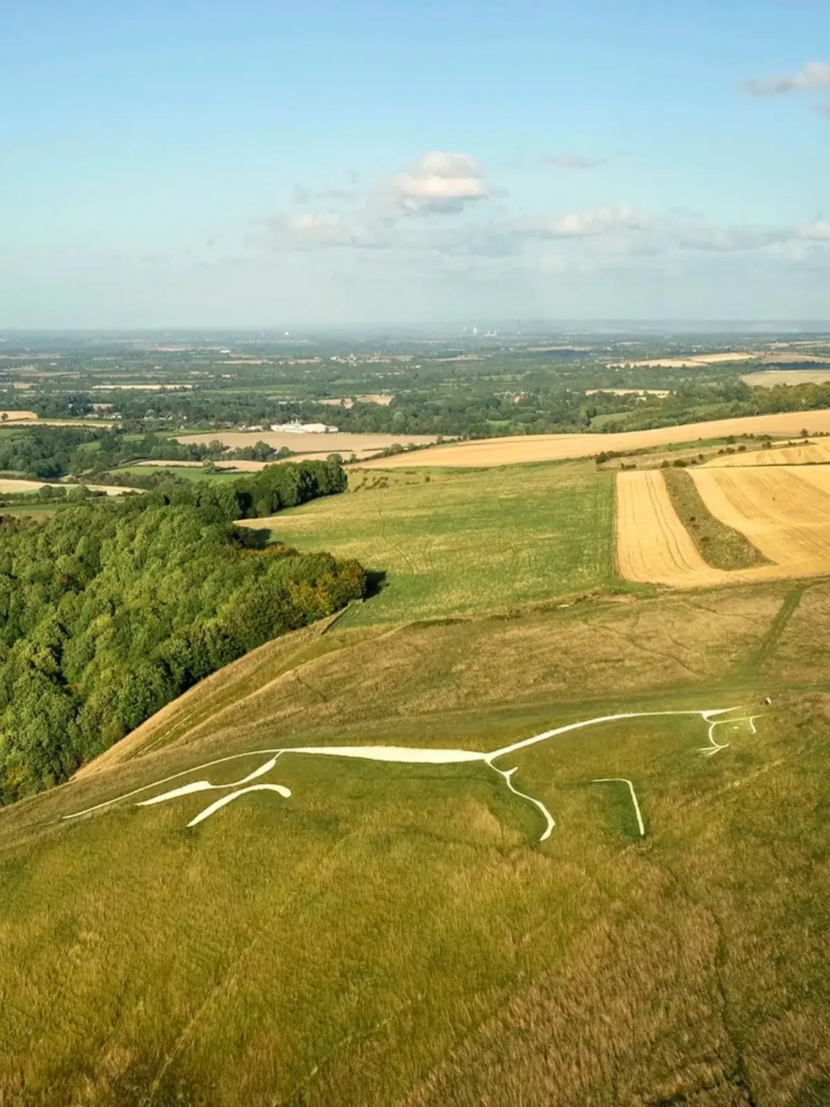 Vale of white horse landscape