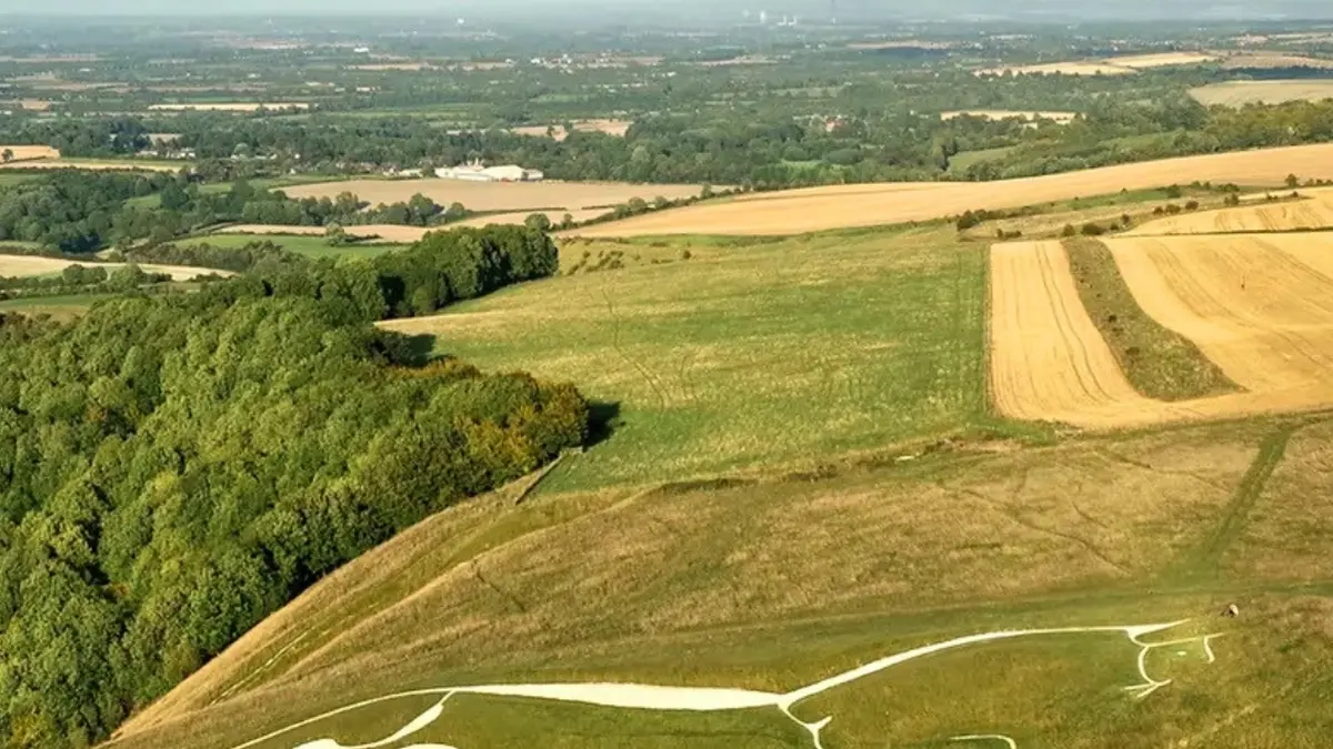 Vale of white horse landscape