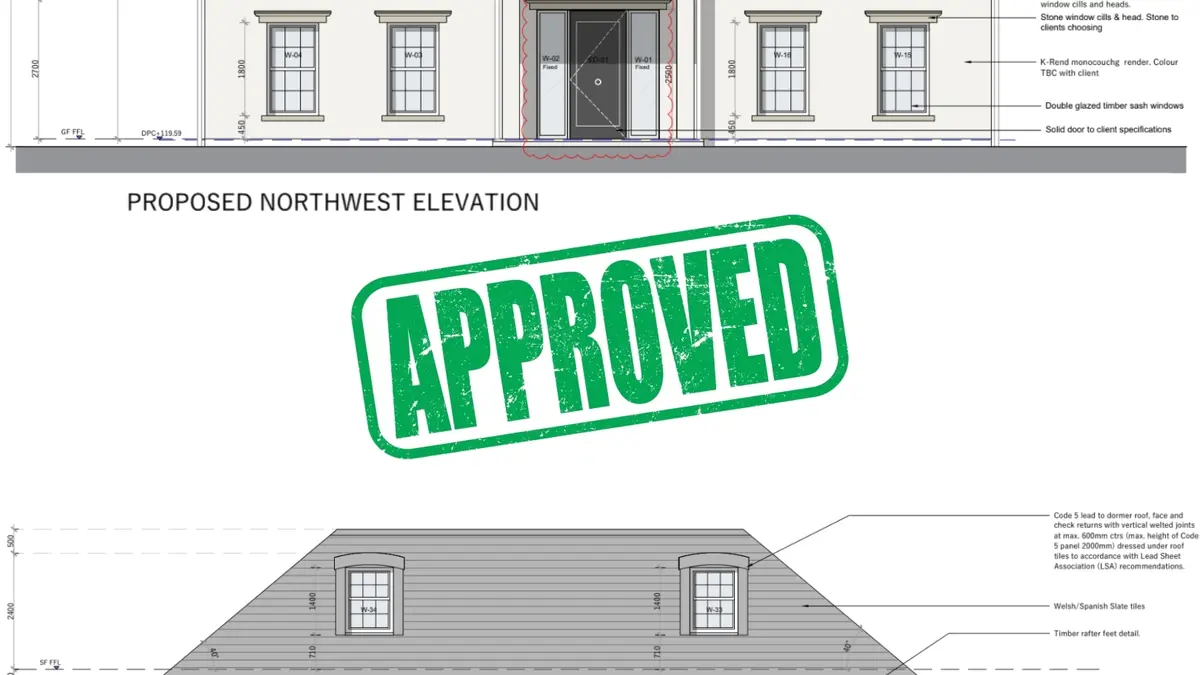 Wantage 2d planning permission elevation drawings