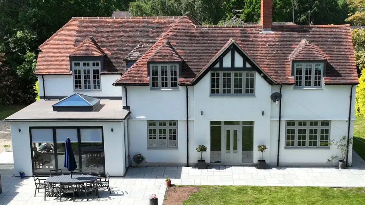 Winchester traditional extension victorian home tilebarn