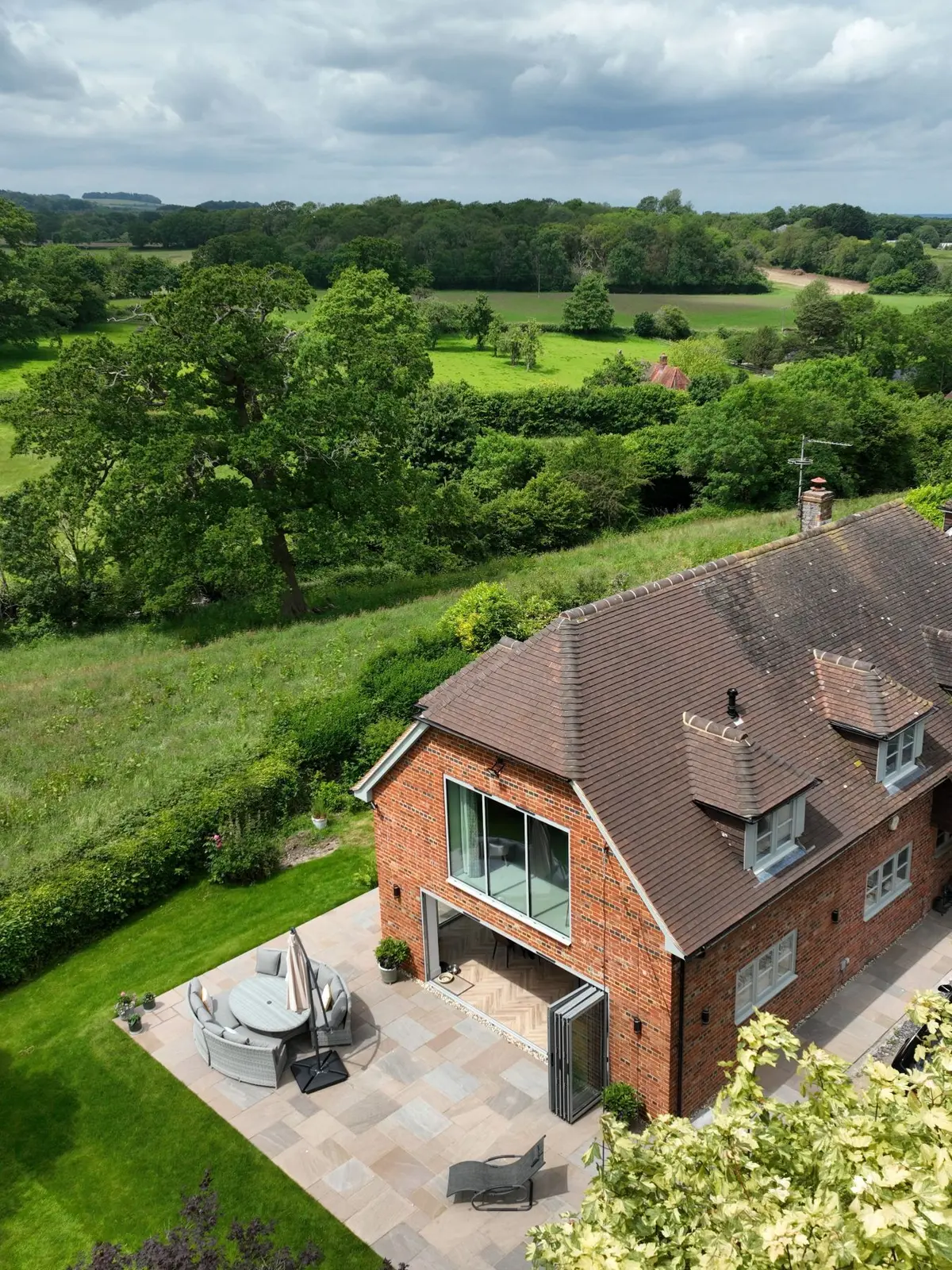 Winchester home transformation side extension hollington view