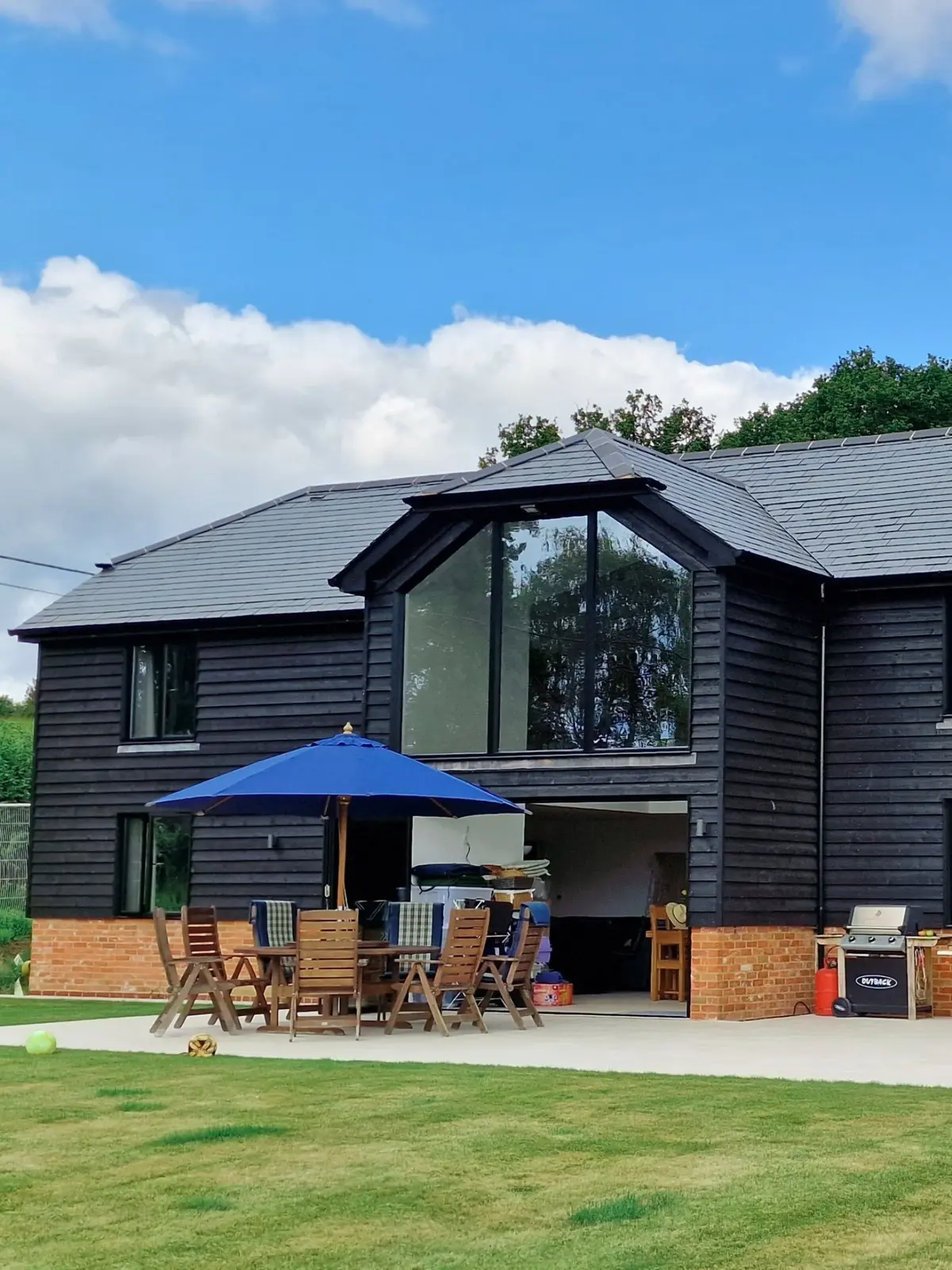 Winchester barn conversion rear view ridgeway